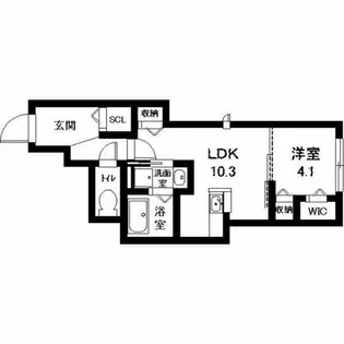 星和ヒルズ【1階】の間取り