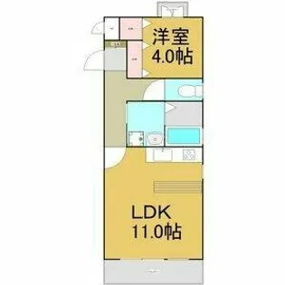 シャリオグランデ【1階】の間取り