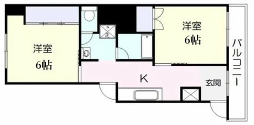 トウセン本町橋ビル【5階】の間取り