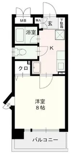 プルメリア唐原【301号室】の間取り