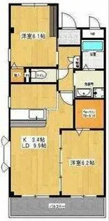 レスティーオ岩崎台【2階】の間取り