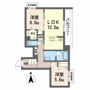 シャーメゾン グランド ビュイソン【3階】の間取り