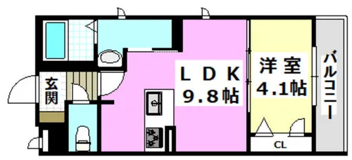 BANDWAGON【2階】の間取り