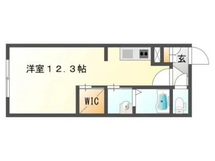 Pine hills環状通東【4階】の間取り
