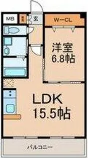 ロイヤル覚王山【2階】の間取り
