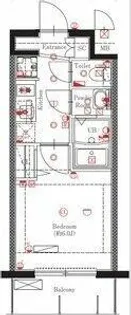 MAXIV名古屋【6階】の間取り