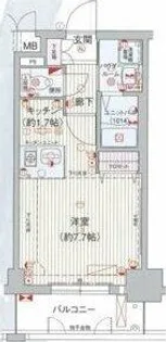 プレサンス桜通り葵【5階】の間取り