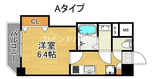 ラグゼ住之江【8階】の間取り