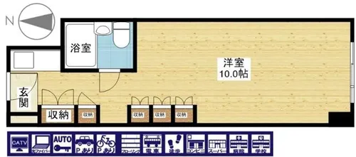 ステュディオ新大阪【2階】の間取り