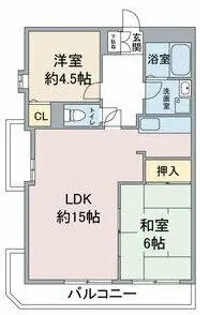 NODA GULANDE【2階】の間取り