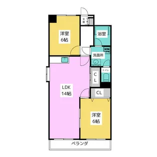 瑞和ビル【2階】の間取り
