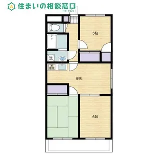 愛知県岡崎市真伝2丁目【マンション】の間取り