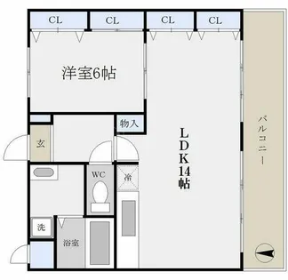 グローリーヨシダ【3階】の間取り