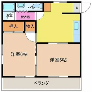 コーポゾンネ【2階】の間取り