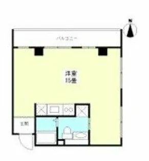 GARRET南堀江【4階】の間取り