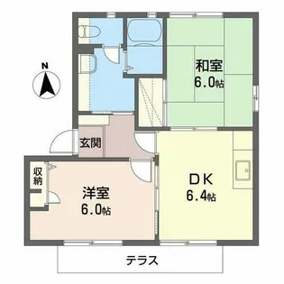シャーメゾンハーヴェスト【0101号室】の間取り