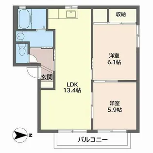 SERIE(セリエ)【2階】の間取り