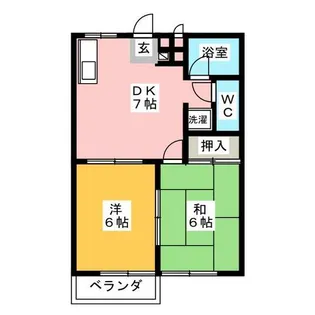 エントピアM【2階】の間取り