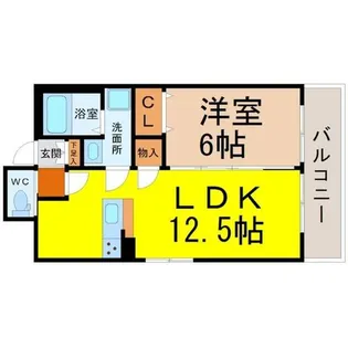 Ceres志賀本通【3階】の間取り