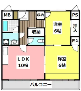 田中マンション【302号室】の間取り