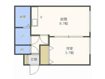 アビタ元町【301号室】の間取り