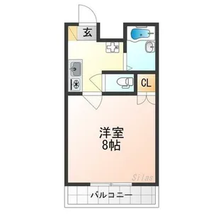 1Kの間取り画像