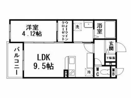 FIRST STEP KITAIZUMI【3階】の間取り