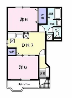 クリアール【1階】の間取り