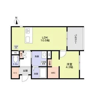 ForestMaison堀川御池【1階】の間取り