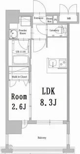 エンクレスト香椎セピア通り【7階】の間取り