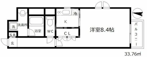 KAISEI本町【2階】の間取り