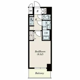 S-RESIDENCE金山West【10階】の間取り