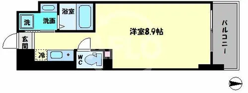 N Residence新今宮【12階】の間取り