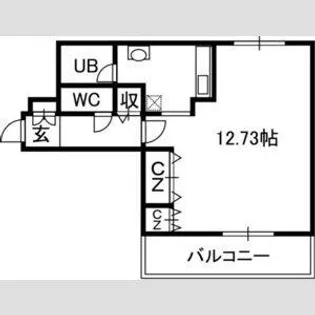 MODULOR南円山【4階】の間取り