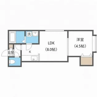サンハイツルナ【2階】の間取り