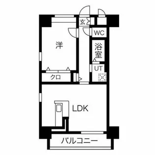 西舞子壱番館【3階】の間取り