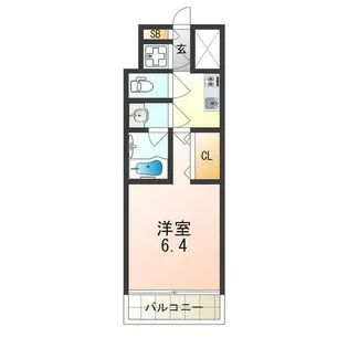 兵庫県尼崎市七松町1丁目【マンション】の間取り