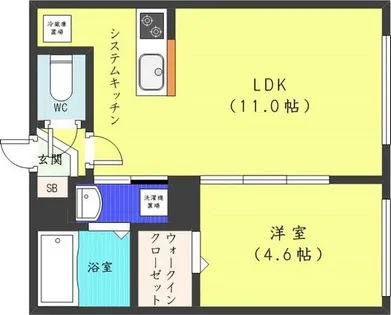 Saint-Julien【3階】の間取り