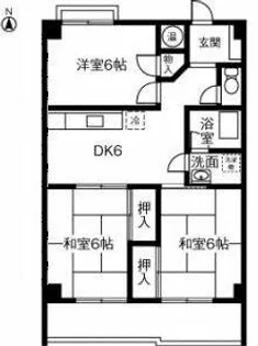 第一ビル【0502号室】の間取り