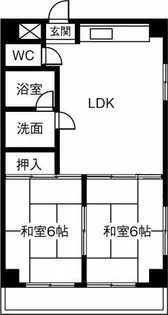 第一ビル【0701号室】の間取り