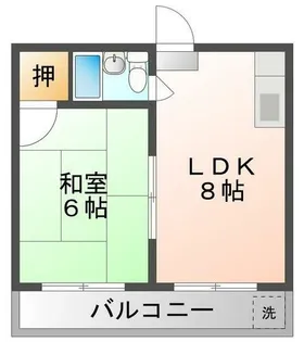 シティハイツ中町【3階】の間取り