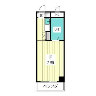ハートイン大針【3階】の間取り