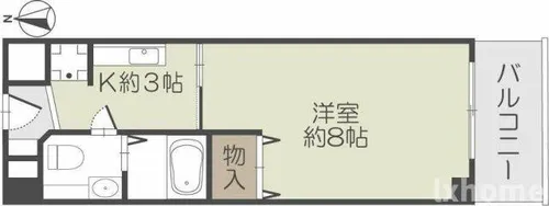 レフィナード【4階】の間取り