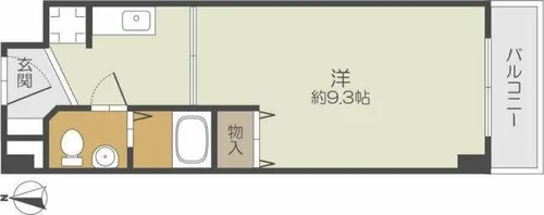 エミネンス南茨木2番館【2階】の間取り