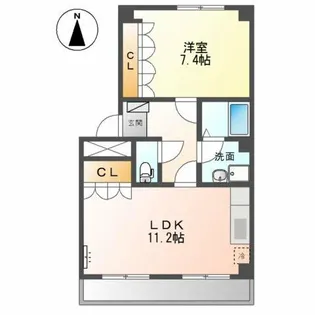 ブリックヒルズⅡ【2階】の間取り