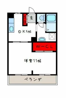 山城ビル【4階】の間取り