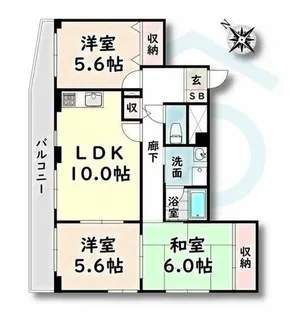 第5梅野ビル【3階】の間取り