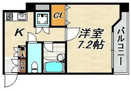 メゾン・ド・ヴィレ須磨潮見坂【4階】の間取り