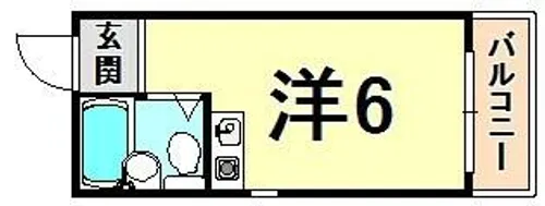ダイドーメゾン塚口【3階】の間取り