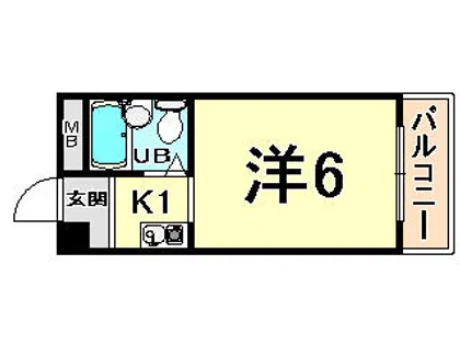 プリエール名神尼崎【3階】の間取り